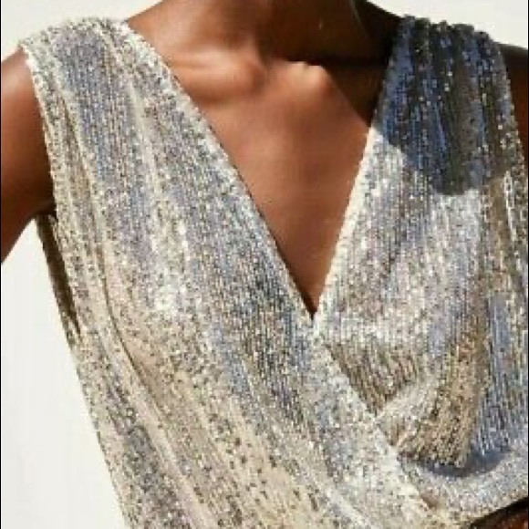 Zara Sequin Bodysuit - Picture 2 of 7